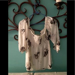 Express floral off shoulder